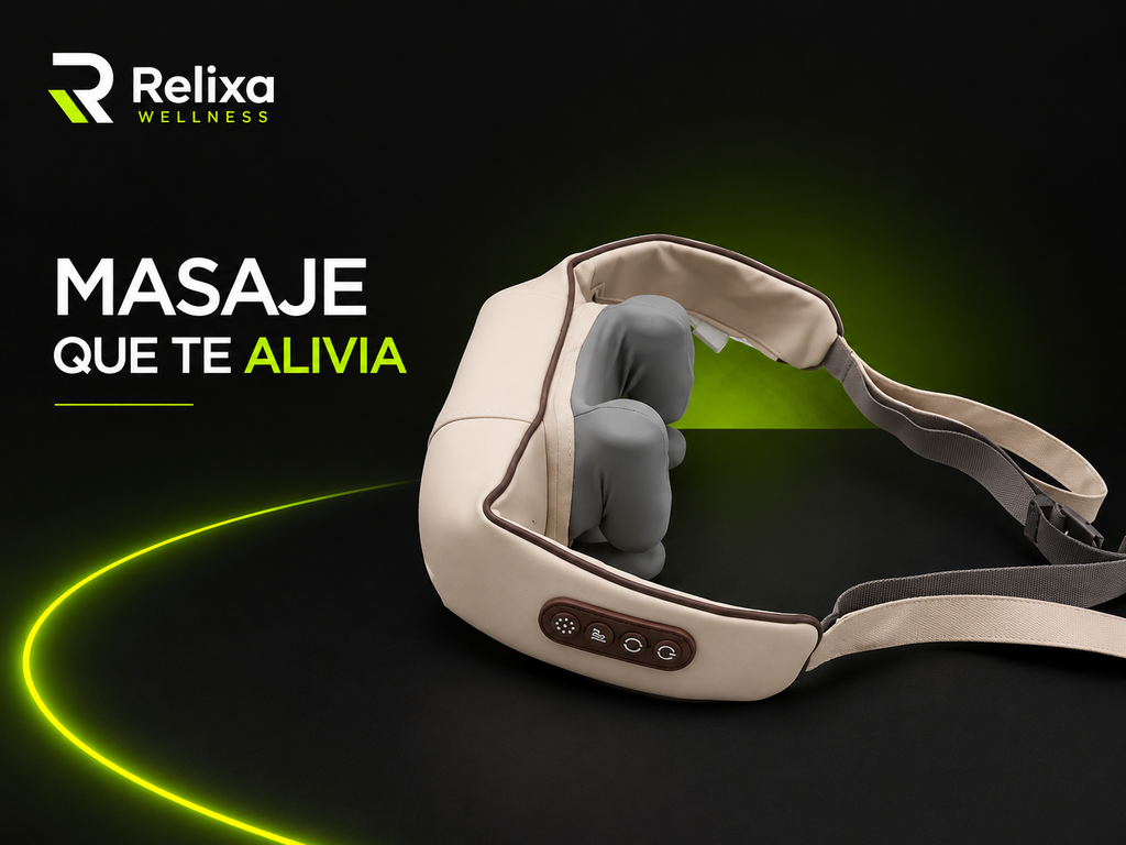Relixa Neck Pro – Masajeador Cervical Shiatsu con Calor