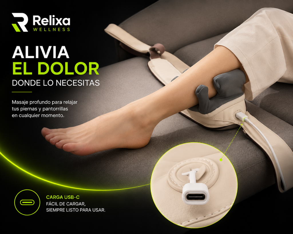 Relixa Neck Pro – Masajeador Cervical Shiatsu con Calor