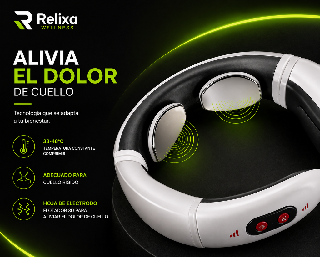 Relixa Pulse – Masajeador Cervical Inteligente
