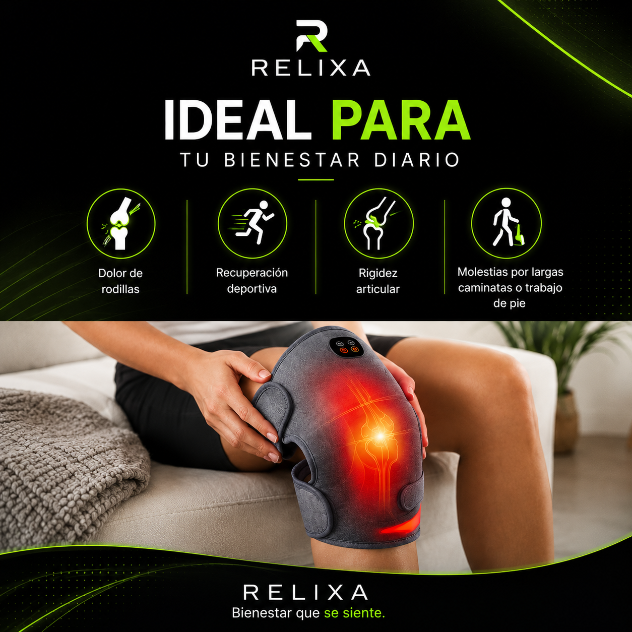 Rodillera Térmica Inteligente Relixa
